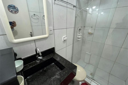 Apartamento com 1 dormitório à venda, 58 m² por R$ 400.000,00 - Barra Funda - Guarujá/SP