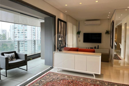Apartamento à venda com 1 suíte em Brooklin Paulista, São Paulo, SP