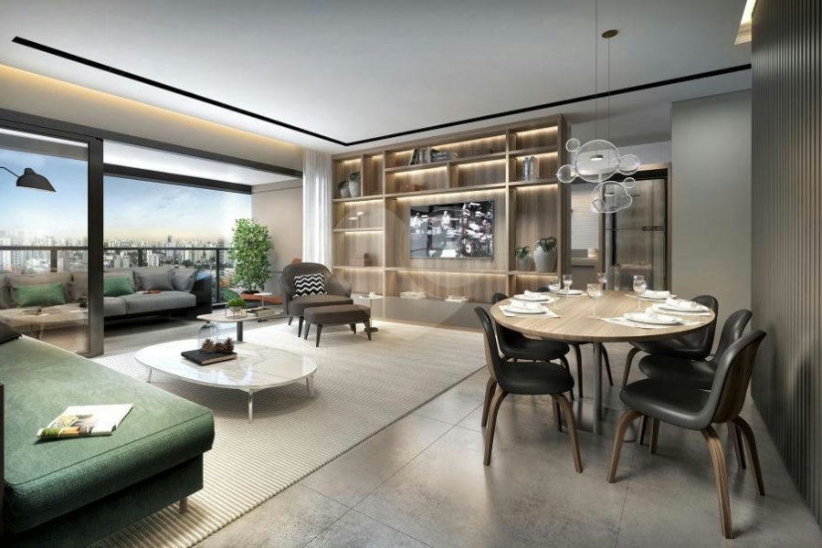 Apartamento à venda com 2 quartos, sendo 1 suíte, em Perdizes, São Paulo, SP