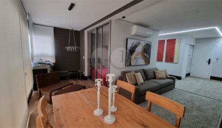 Apartamento à venda ou para alugar com 2 quartos, sendo 1 suíte, em Vila Nova Conceição, São Paulo, SP