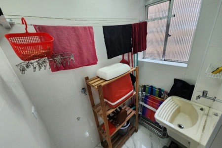 Apartamento mobiliado próximo da praia com 1 dormitório à venda, 32 m² por R$ 390.000 - Embaré - Santos/SP
