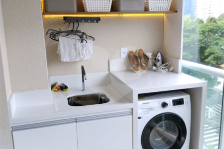 Apartamento à venda com 1 quarto em Brooklin Paulista, São Paulo, SP