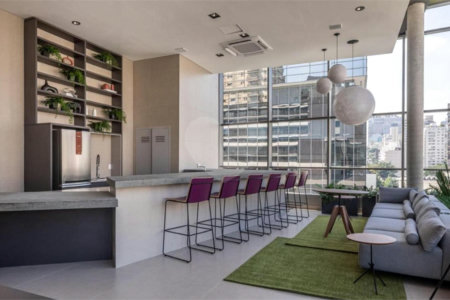 Apartamento à venda com 1 suíte em Cerqueira César, São Paulo, SP
