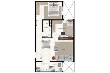 Apartamento à venda com 2 quartos em Vila Guilhermina, São Paulo, SP