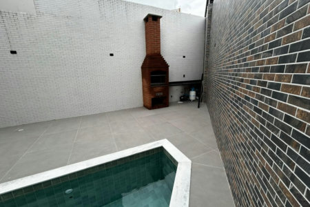 Casa com 3 dormitórios à venda, 100 m² por R$ 1.380.000,00 - Aparecida - Santos/SP