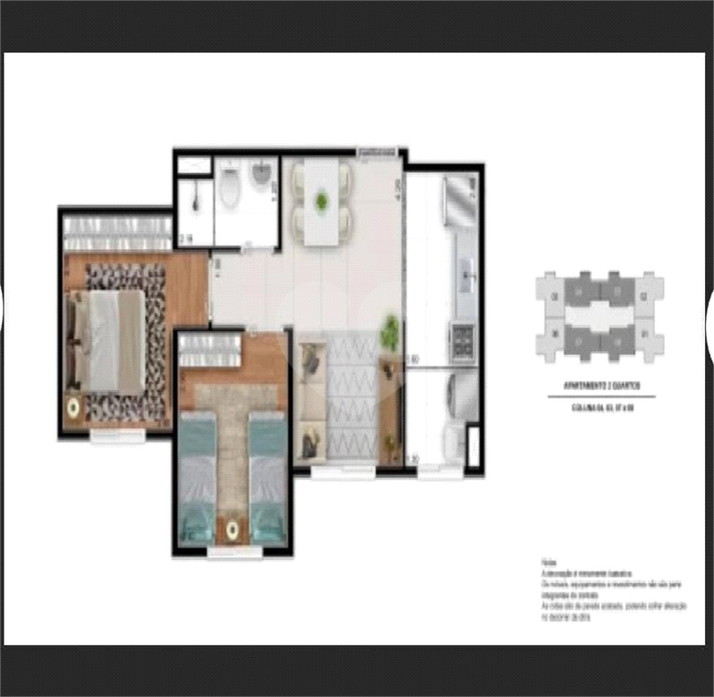 Apartamento à venda com 2 quartos em Vila Santo Antônio, Ferraz de Vasconcelos, SP