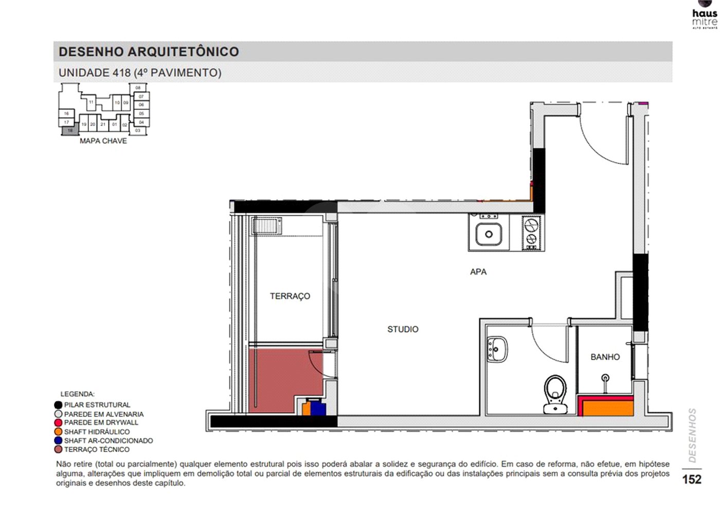 Apartamento à venda com 1 quarto em Butantã, São Paulo, SP