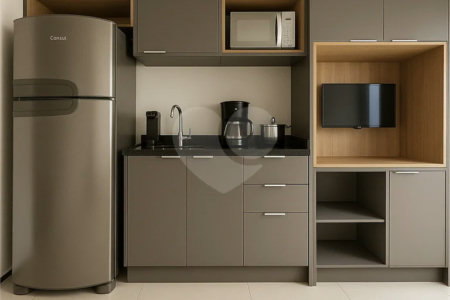 Apartamento com 18 m², 1 quarto, à venda na Bela Vista