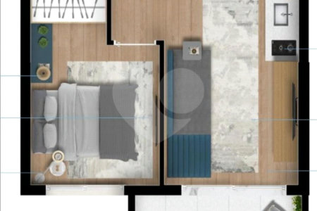 Apartamento à venda com 1 suíte em Vila Clementino, São Paulo, SP