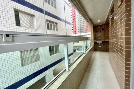 Apartamento Residencial à venda, Vila Guilhermina, Praia Grande - AP1374.