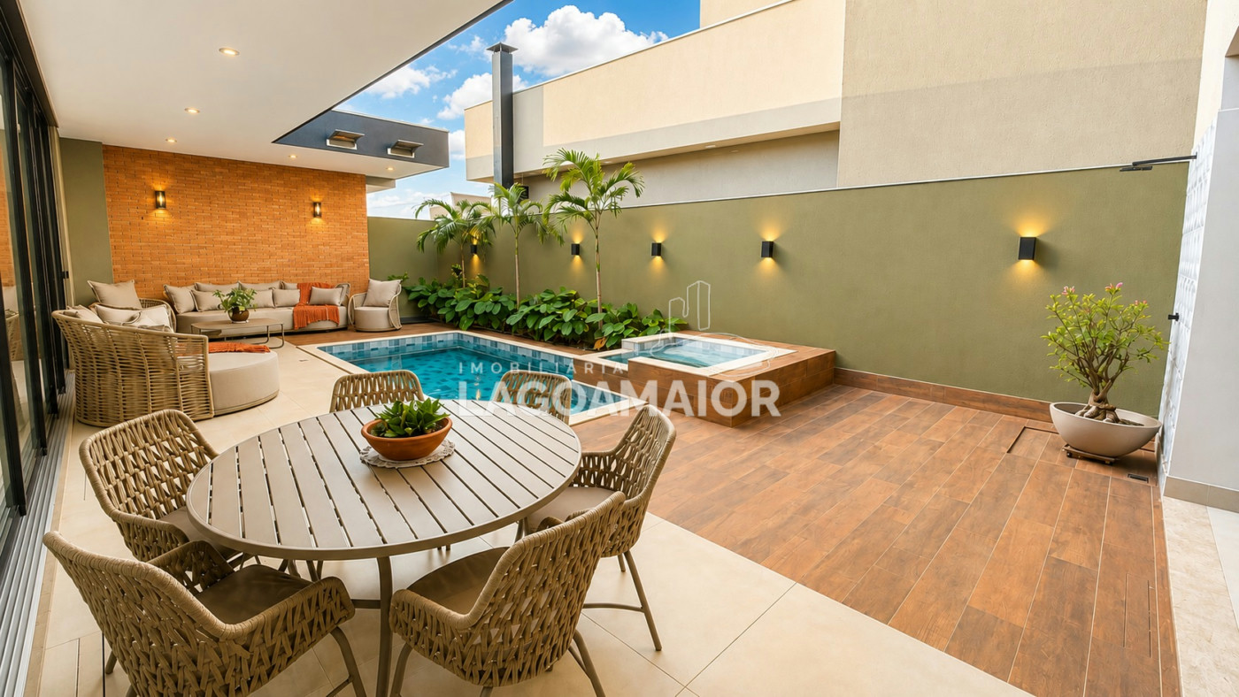 Casa à venda com 4 quartos, sendo 4 suítes, no condomínio Residencial Villa Dumont, Três Lagoas - MS