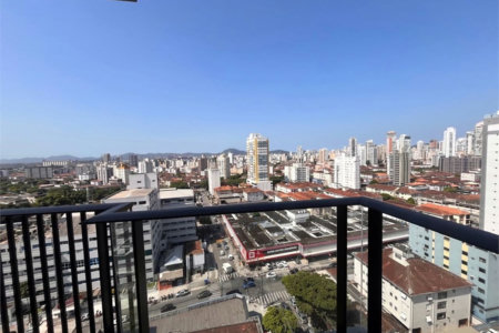 Apartamento com 1 dormitório à venda, 83 m² por R$ 1.150.000,00 - Boqueirão - Santos/SP