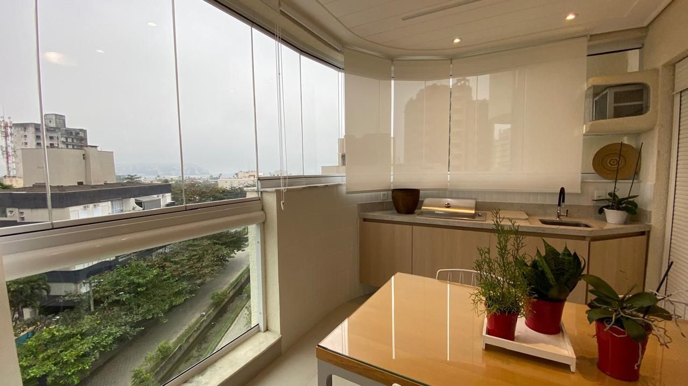 Apartamento com 4 dormitórios, 180 m² - venda por R$ 1.270.000,00 ou aluguel por R$ 8.350,00/mês - Enseada - Guarujá/SP