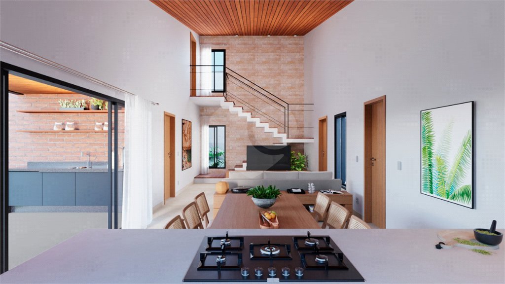 Casa em condomínio com vista para a montanha