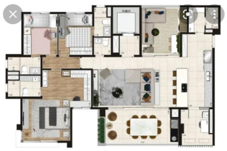 Apartamento para venda na Chacará Klabin com 165m²