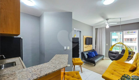 Apartamento à venda com 1 suíte em Riviera de São Lourenço, Bertioga, SP