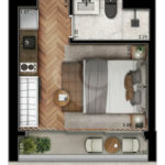 Apartamento à venda com 1 quarto em Jardim Paulista, São Paulo, SP