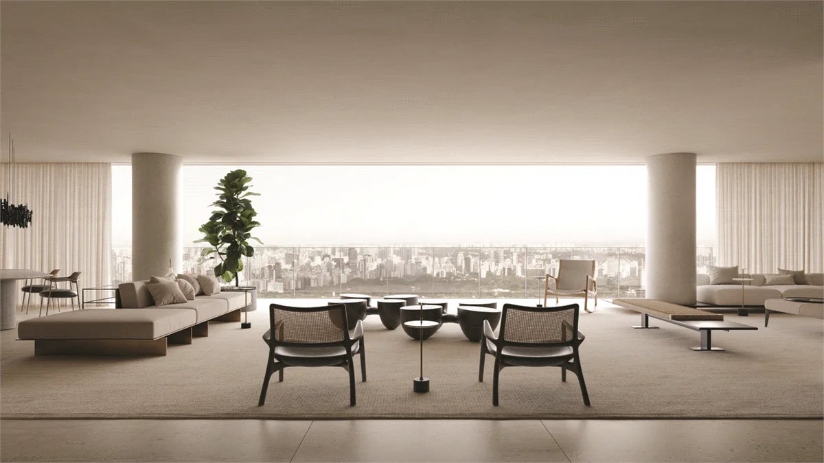 Cobertura Duplex Exclusiva nos Jardins | 614 m², 4 Suítes e 5 Vagas, Vista Livre