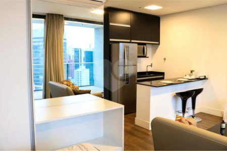 Apartamento para alugar com 1 quarto em Vila Olímpia, São Paulo, SP