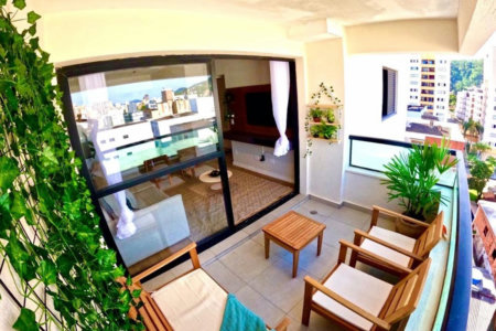 Apartamento com 2 dormitórios à venda, 78 m² por R$ 420.000,00 - Vila Júlia - Guarujá/SP