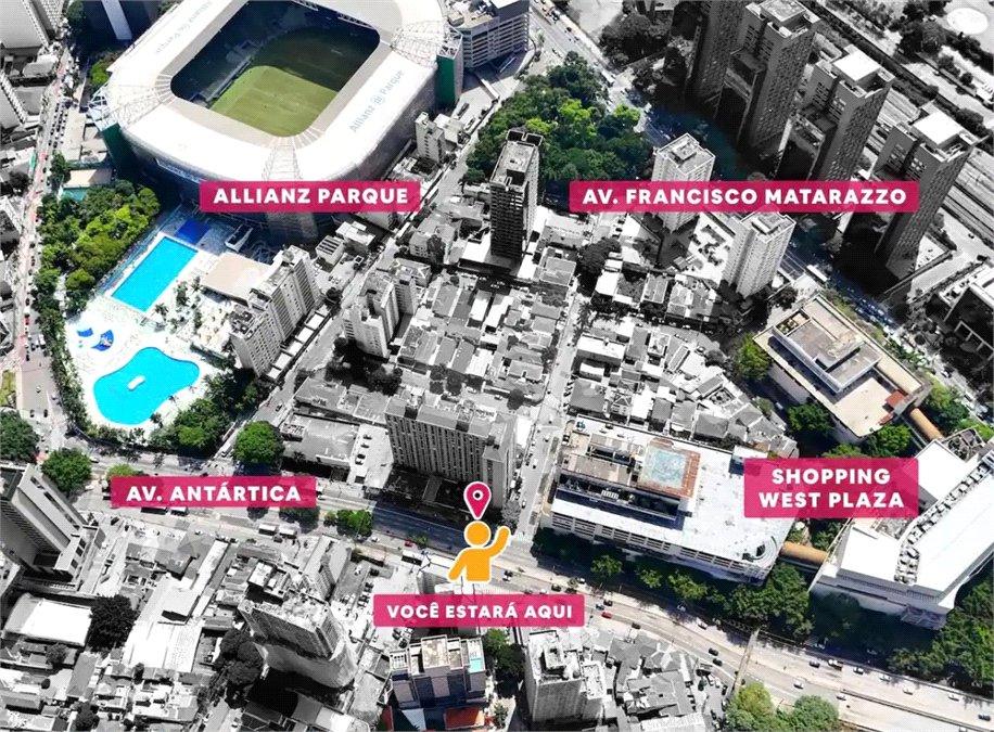 Apartamento à venda com 1 quarto em Água Branca, São Paulo, SP