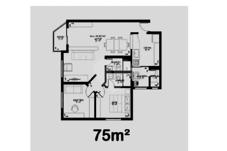 Apartamento à venda com 3 quartos, sendo 1 suíte, em Morumbi, São Paulo, SP