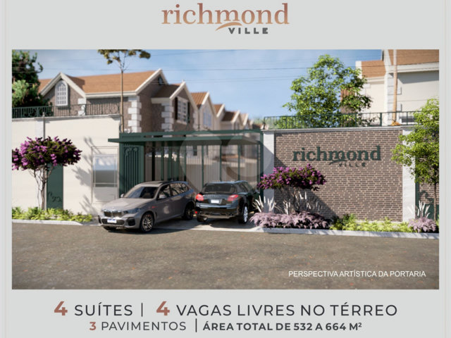 Casa à venda com 4 suítes no condomínio Richmond Ville, São Paulo - SP