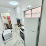 Apartamento mobiliado próximo da praia com 1 dormitório à venda, 32 m² por R$ 390.000 - Embaré - Santos/SP