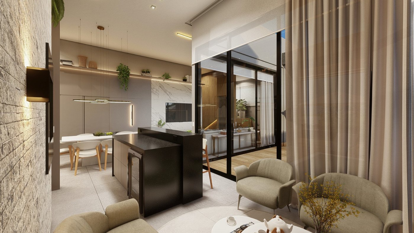 Casa à venda com 3 suítes no condomínio Residencial Damha Belvedere, Presidente Prudente - SP