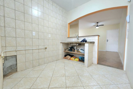 Apartamento próximo da praia com 1 dormitório, 2 banheiros à venda, 55 m² por R$ 420.000 - Pompéia - Santos/SP