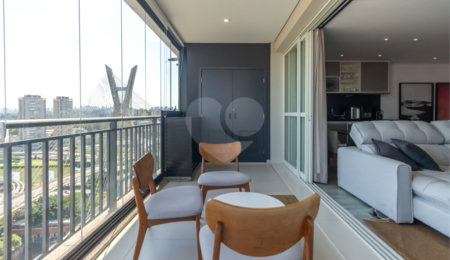 Apartamento à venda com 1 suíte em Brooklin, São Paulo, SP