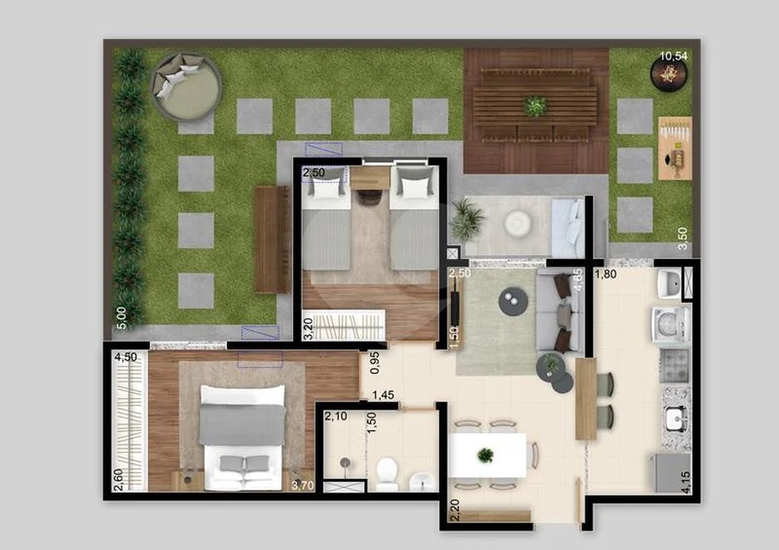 Apartamento 88m²