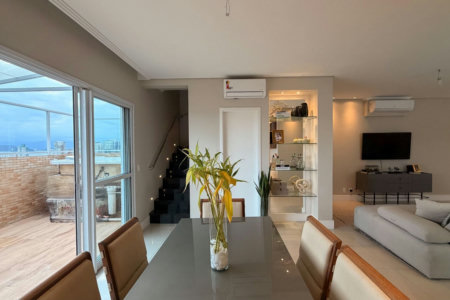 Cobertura Duplex com Vista para o Mar | 3 Suítes, SPA Privativo, Porteira Fechada e Lazer Completo