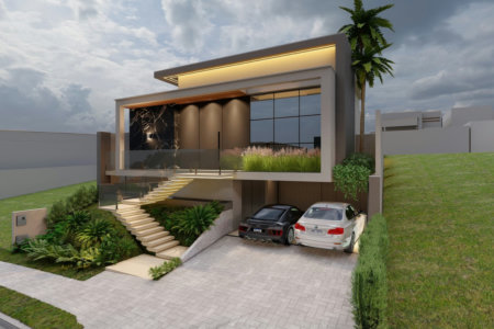Casa à venda com 5 suítes no condomínio Damha IV, Presidente Prudente - SP
