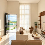 Indaiatuba - Casa condomínio Park Vista Real - AT : 200m - AC : 140m - Boiller Instalado - torneiras quentes - 3 quartos : sendo 1 suite - Suite - Ar Condicionado Samsung 12 Btu’s; arandelas de cabeceira , Dommus Closet . Esquadria , porta automática . 2 Quartos - Ar Condicionado Samsung 9 Bt