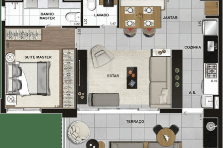 Apartamento à venda com 2 quartos, sendo 1 suíte, em Vila Mariana, São Paulo, SP