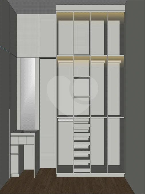 Casa Térrea Evidências - Indaiatuba/SP - Quadra D Lote 15 - Área Total 308,35 m² - Área Construída 201,81 m² - TÉRREA - 03 suítes sendo a master com closet; Escritório; Lavabo; Cozinha com cooktop, forno, micro-ondas e coifa; Móveis planejados na hall de entrada, sala, escritório, cozinha, gourme