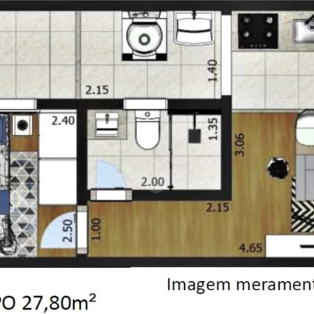 Apartamento à venda com 1 quarto em Santana, São Paulo, SP