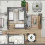Apartamento à venda com 2 quartos, sendo 1 suíte, em Perdizes, São Paulo, SP