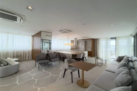Apartamento Novo, 149m na Vila Clementino - Vista para o Ibirapuera