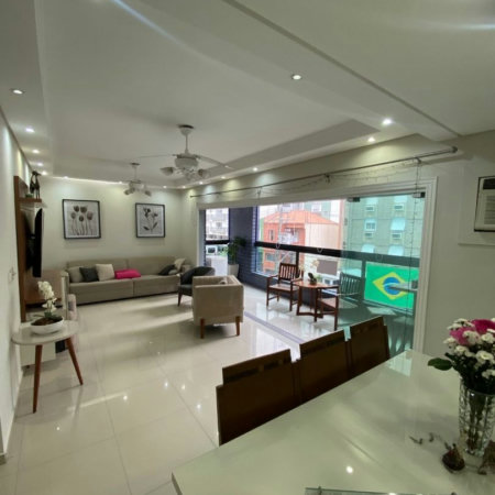 Apartamento com 3 dormitórios à venda, 158 m² por R$ 1.290.000,00 - Ponta da Praia - Santos/SP