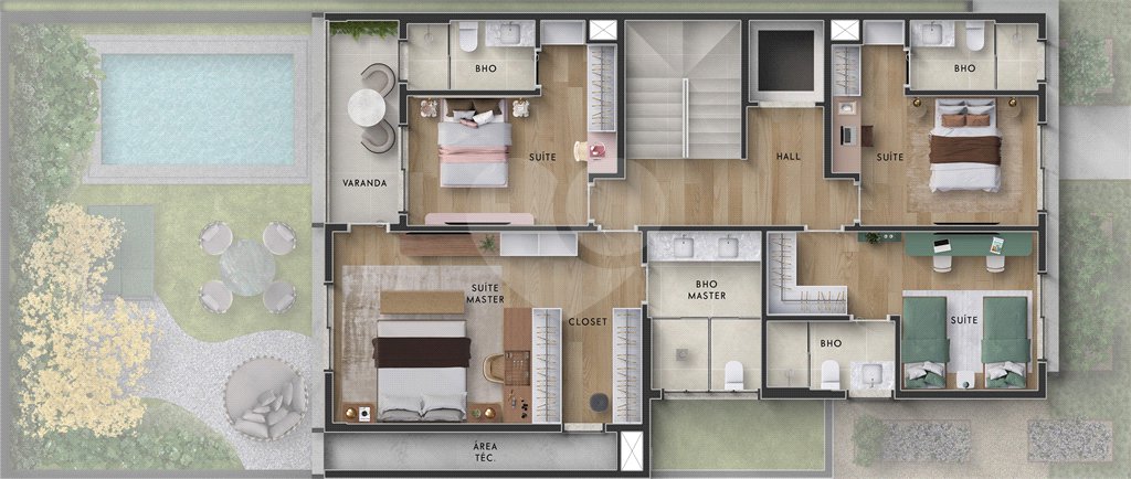 Casa à venda com 4 suítes no condomínio Tibiriça Green Home, São Paulo - SP