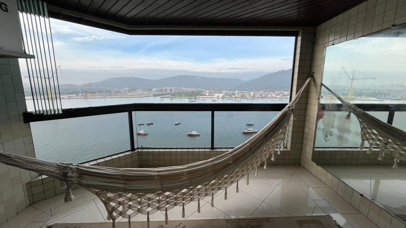 Apartamento com 3 dormitórios à venda, 202 m² por R$ 2.400.000,00 - Ponta da Praia - Santos/SP