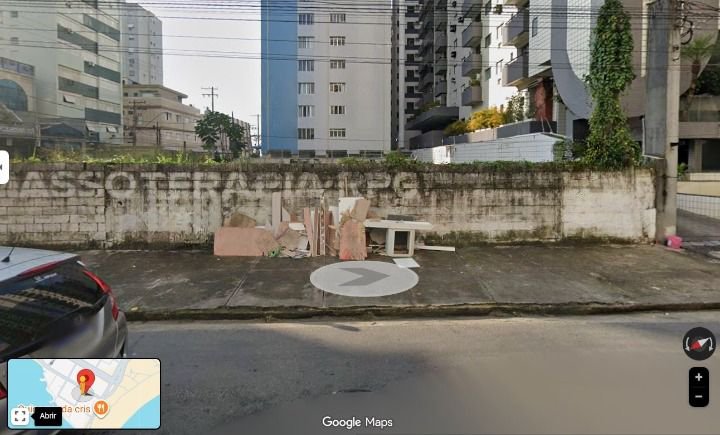Terreno para alugar, 860 m² - Itararé - São Vicente/SP