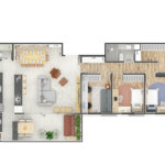 Apartamento à venda com 4 quartos, sendo 2 suítes, em Condomínio Residencial e Comercial Fazenda Santa Petronilla, Bragança Paulista, SP