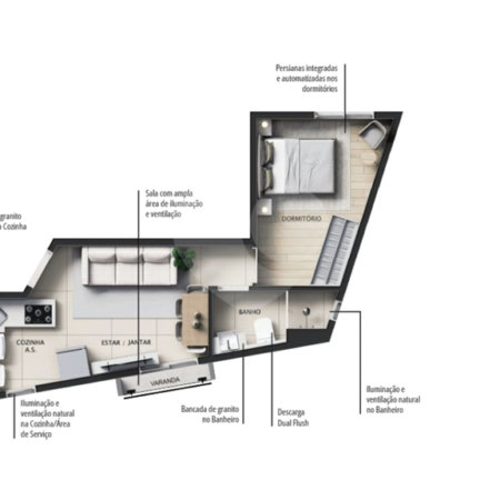Apartamento à venda com 2 quartos em Lapa, São Paulo, SP