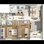Apartamento à venda com 2 quartos, sendo 1 suíte, em Vila Guilherme, Votorantim, SP