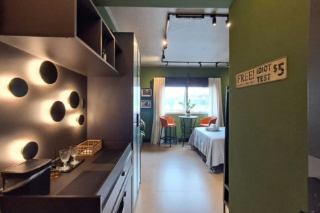 Apartamento com 1 dormitório, 31 m² - venda por R$ 639.000,00 ou aluguel por R$ 7.334,00/mês - Gonzaga - Santos/SP