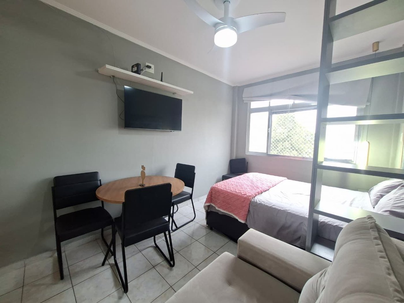 Apartamento com 1 dormitório à venda, 26 m² por R$ 340.000,00 - Aparecida - Santos/SP