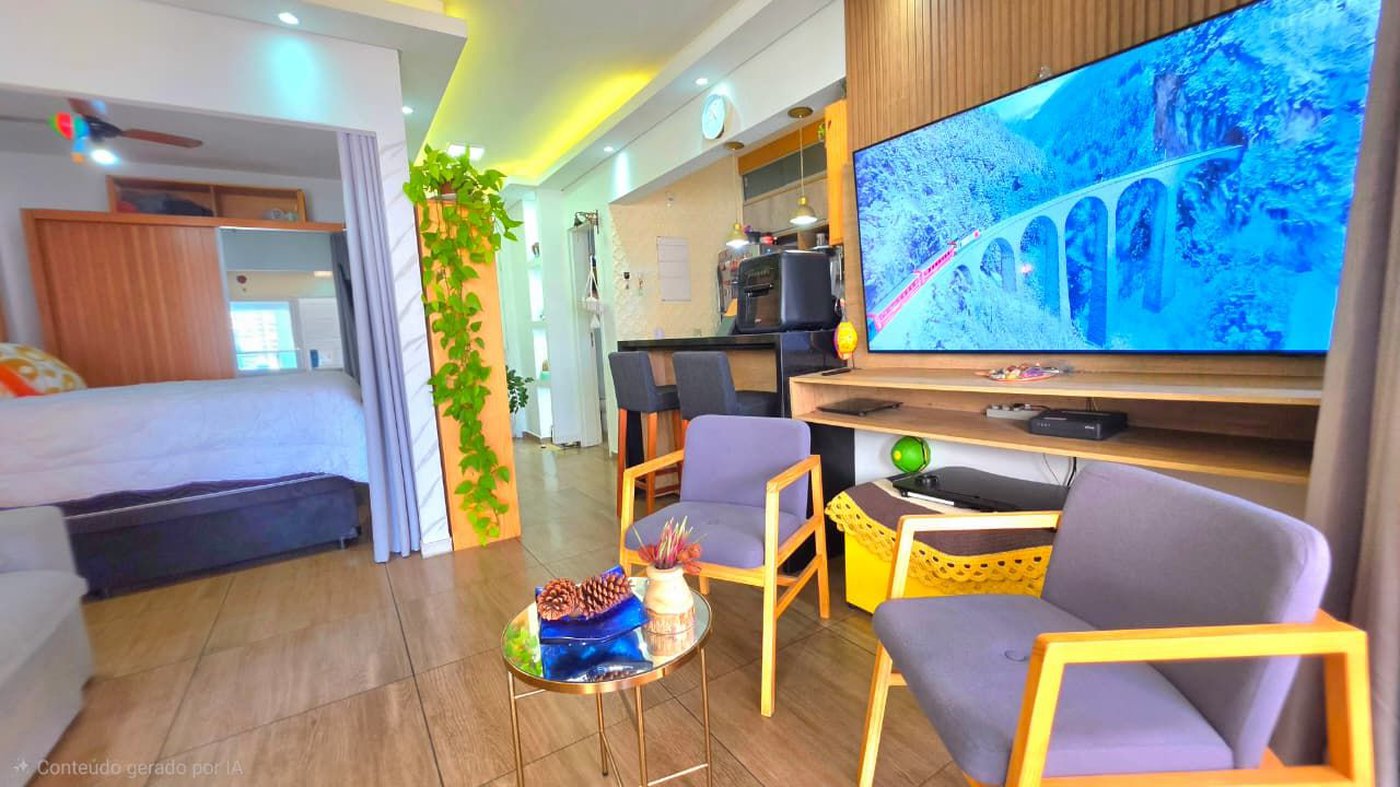 Apartamento com 1 dormitório à venda, 58 m² por R$ 740.000,00 - Ponta da Praia - Santos/SP